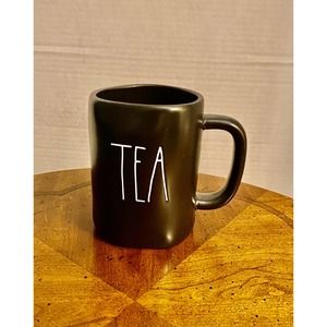 NWOT Rae Dunn Black TEA Mug